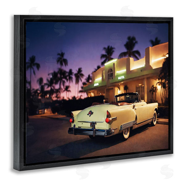 Stupell Industries Noah Bay | Antique Car Tropical Motel Wall Art