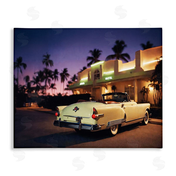 stupell industries Noah Bay | Antique Car Tropical Motel Wall Art