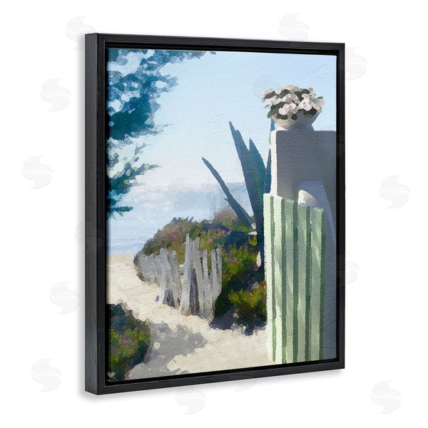 Stupell Industries Noah Bay | Beach Shore Boardwalk Summer Ocean Sandy Breeze Wall Art
