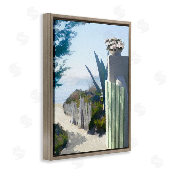 Stupell Industries Noah Bay | Beach Shore Boardwalk Summer Ocean Sandy Breeze Wall Art