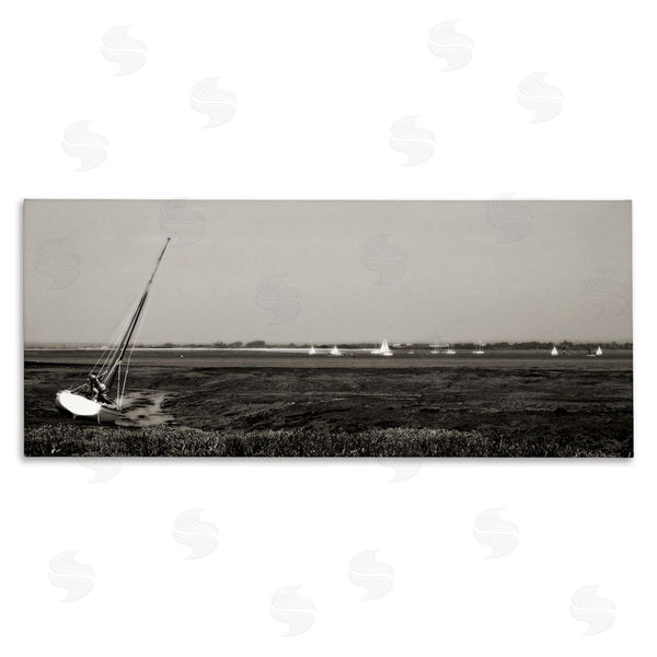 stupell industries Noah Bay | Boating Towards Hayling Wall Art