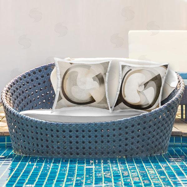 Stupell Industries Noah Bay | Boho Centric Vortex Printed Throw Pillow Set