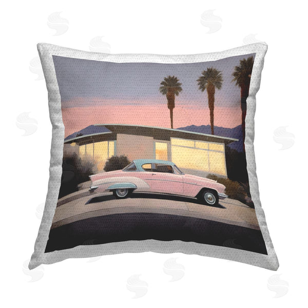 Stupell Industries Noah Bay | California Classic Car Printed Throw Pillow