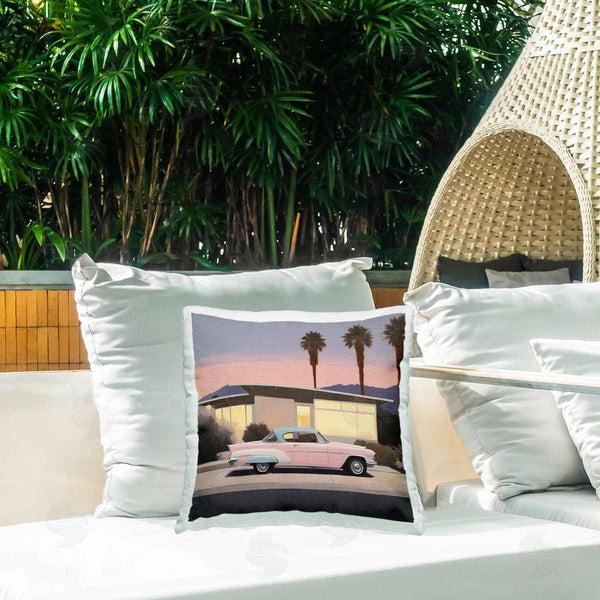 Stupell Industries Noah Bay | California Classic Car Printed Throw Pillow