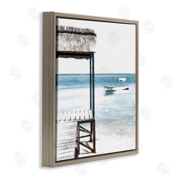 Stupell Industries Noah Bay | Calm Waters Beach Coast