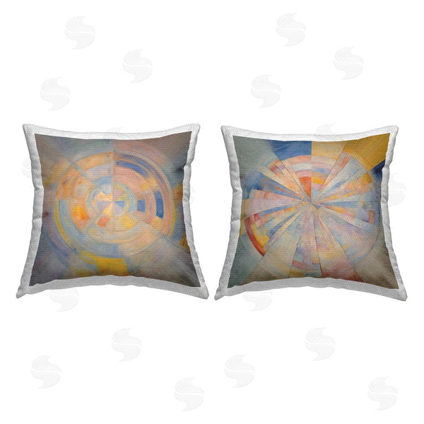 Stupell Industries Noah Bay | Centric Circular Pattern Printed Throw Pillow Set