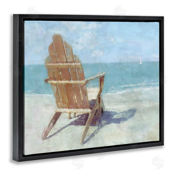Stupell Industries Noah Bay | Chair With Sailboat View Wall Art