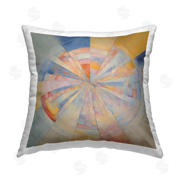 stupell industries Noah Bay | Circle In Abstraction Printed Throw Pillow