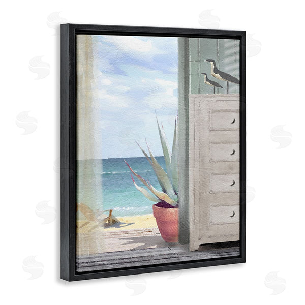 Stupell Industries Noah Bay | Coastal Doorway Beach View Wall Art