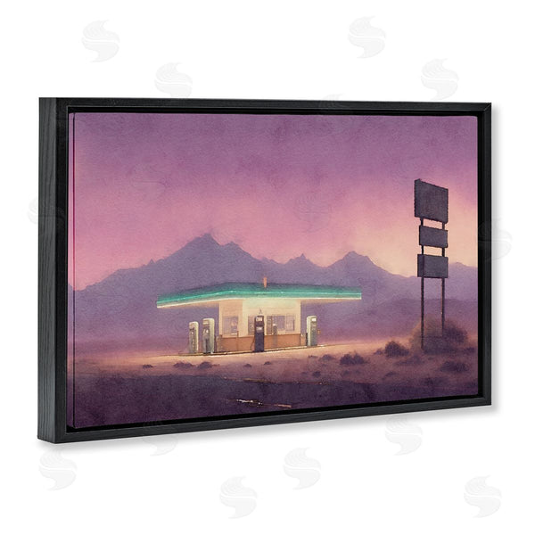Stupell Industries Noah Bay | Desert Gas Station Wall Art