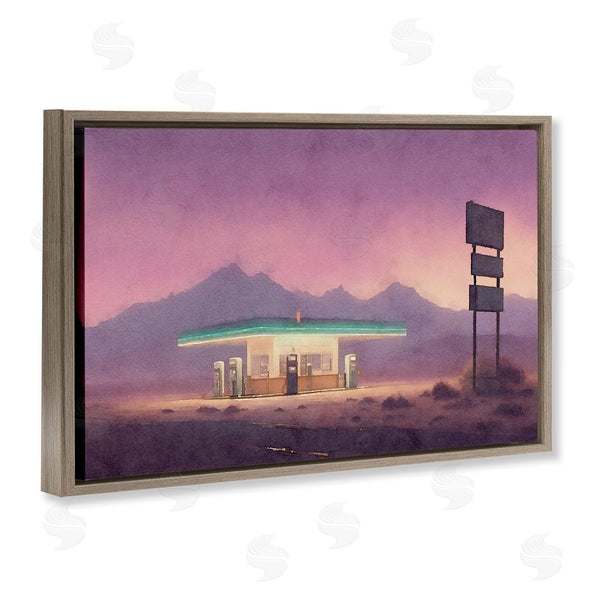Stupell Industries Noah Bay | Desert Gas Station Wall Art