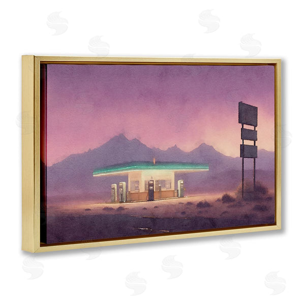 Stupell Industries Noah Bay | Desert Gas Station Wall Art