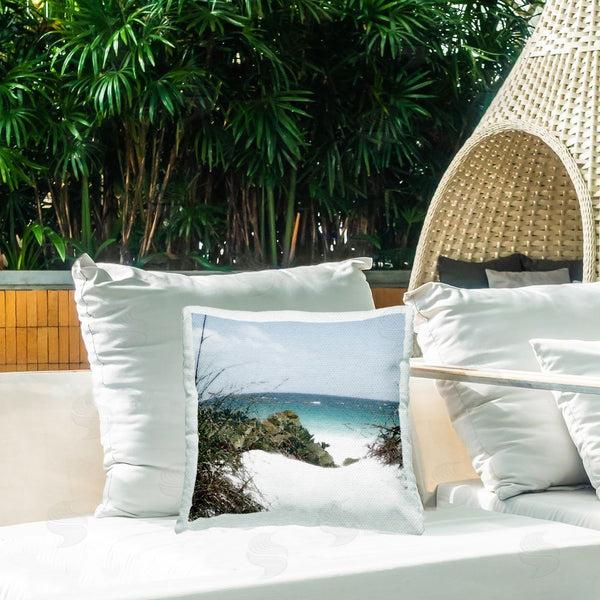 Stupell Industries Noah Bay | Dune Bank Beach Printed Throw Pillow