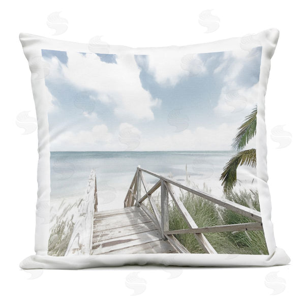 Stupell Industries Noah Bay | Far Horizon Beach Coast Printed Throw Pillow