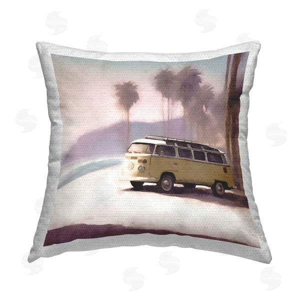 Stupell Industries Noah Bay | Galloping Stallions Splash Printed Throw Pillow
