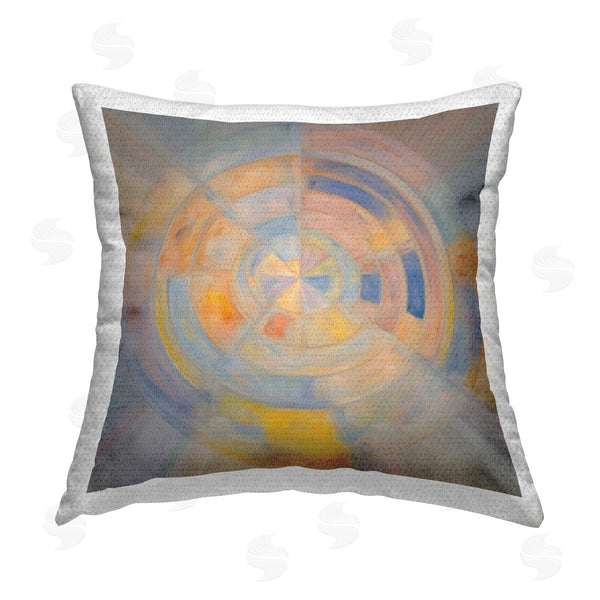 Stupell Industries Noah Bay | Geometric Circle Out Printed Throw Pillow