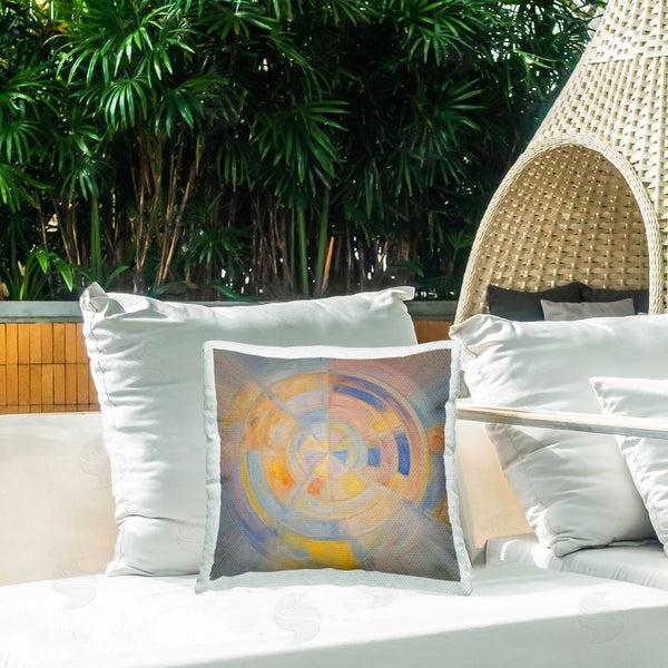 Stupell Industries Noah Bay | Geometric Circle Out Printed Throw Pillow