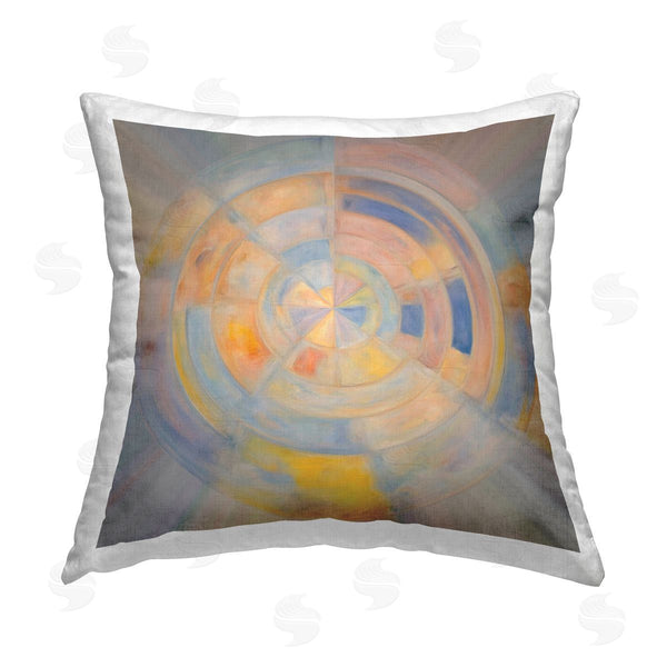 stupell industries Noah Bay | Geometric Circle Out Printed Throw Pillow