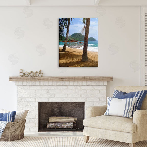 Stupell Industries Noah Bay | Hammock On Palm Trees Wall Art