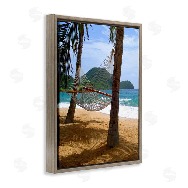 Stupell Industries Noah Bay | Hammock On Palm Trees Wall Art