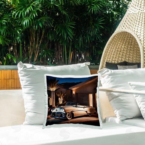 Stupell Industries Noah Bay | Miami Wheels Classic Car Printed Throw Pillow