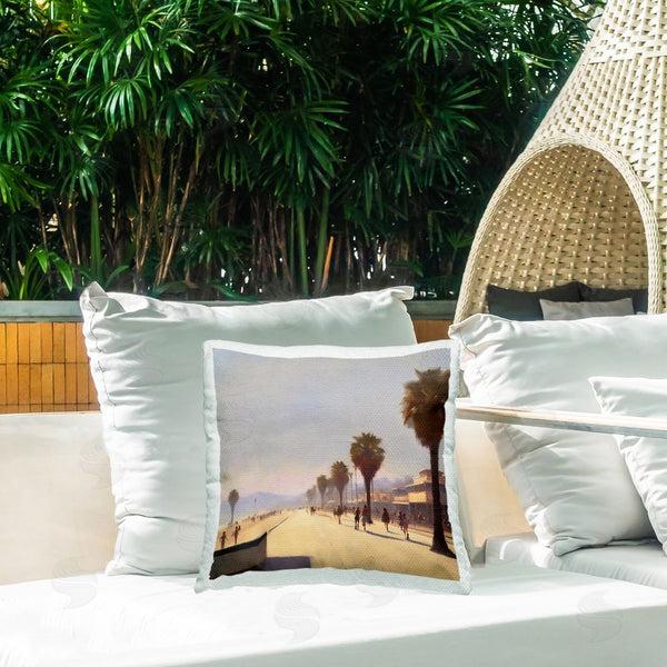 Stupell Industries Noah Bay | Midday Sun Beach View Printed Throw Pillow