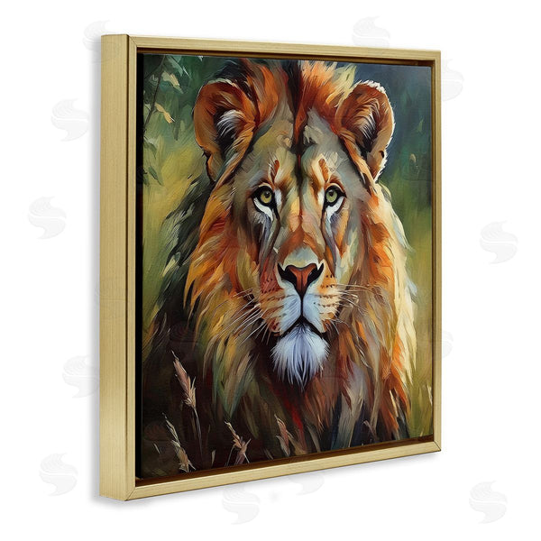 Stupell Industries Noah Bay | Painterly Lion Portrait