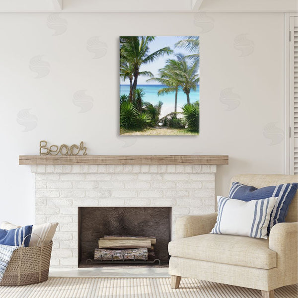 Stupell Industries Noah Bay | Palm Trees Near Beach Wall Art
