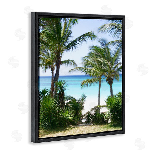 Stupell Industries Noah Bay | Palm Trees Near Beach Wall Art