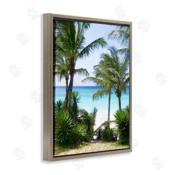 Stupell Industries Noah Bay | Palm Trees Near Beach Wall Art