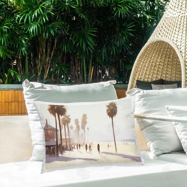 Stupell Industries Noah Bay | Pink Canopy Beach Scene