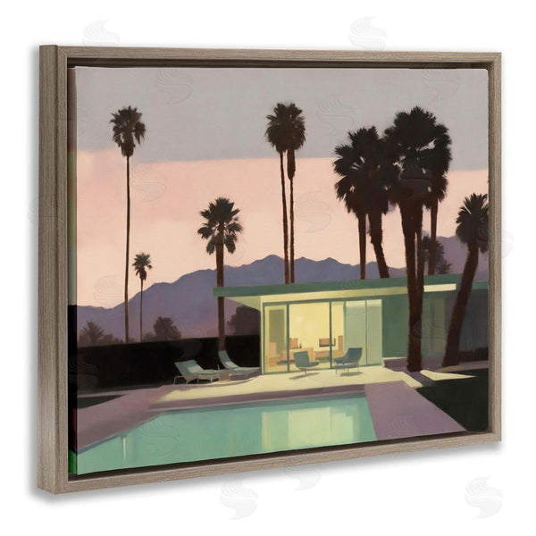 Stupell Industries Noah Bay | Pool Surrounded By Palms Wall Art