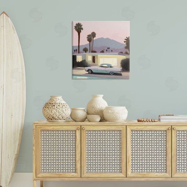 Stupell Industries Noah Bay | Poolside Classic Car Wall Art