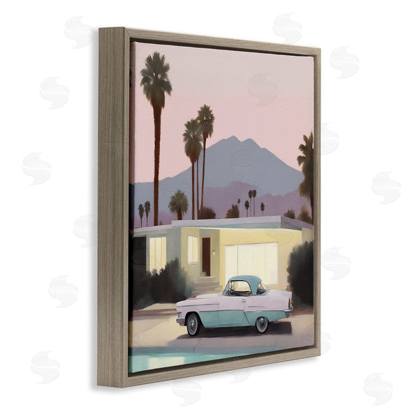 Stupell Industries Noah Bay | Poolside Classic Car Wall Art