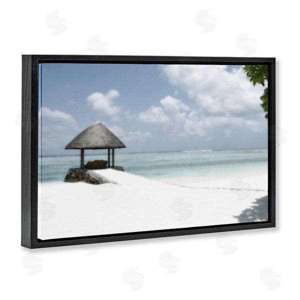 Stupell Industries Noah Bay | Quiet Place Beach Coast Wall Art
