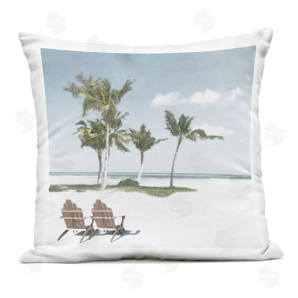 Stupell Industries Noah Bay | Sea Breeze Beach Scene Printed Throw Pillow