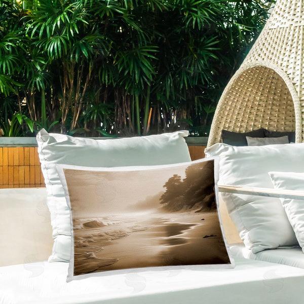 Stupell Industries Noah Bay | Sepia Smooth Beach Landscape