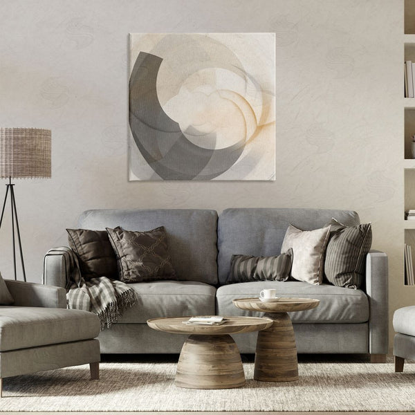 Stupell Industries Noah Bay | Shadowed Swoop Abstraction Wall Art
