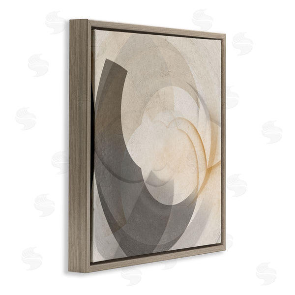 Stupell Industries Noah Bay | Shadowed Swoop Abstraction Wall Art