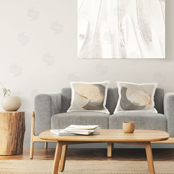 Stupell Industries Noah Bay | Shadowed Swoop Abstracts Printed Throw Pillow Set