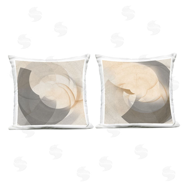 Stupell Industries Noah Bay | Shadowed Swoop Abstracts Printed Throw Pillow Set