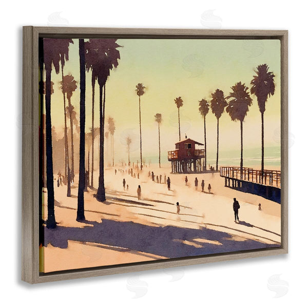 Stupell Industries Noah Bay | Silhouettes On Beach Wall Art
