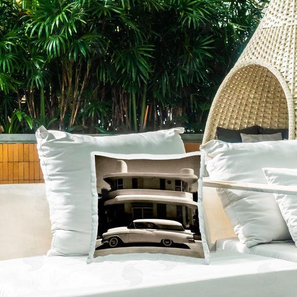 Stupell Industries Noah Bay | Sleek Classic Car Printed Throw Pillow