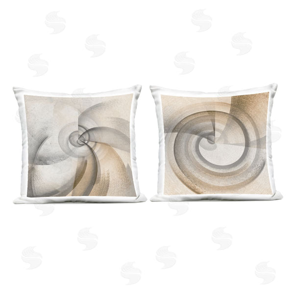 Stupell Industries Noah Bay | Spinning Vortex Abstractions Printed Throw Pillow Set