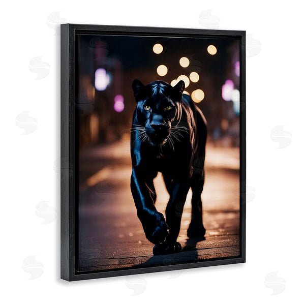 Stupell Industries Noah Bay | Stalking Panther On Street Wall Art