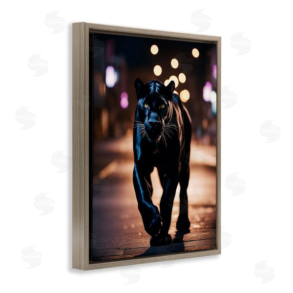 Stupell Industries Noah Bay | Stalking Panther On Street Wall Art