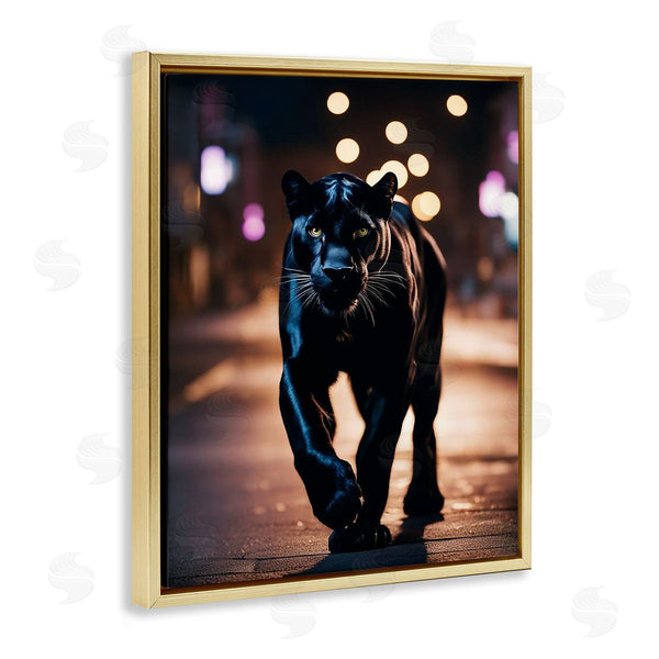 Stupell Industries Noah Bay | Stalking Panther On Street Wall Art