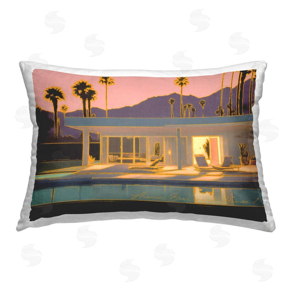 stupell industries Noah Bay | Sunset Glow Summer Pool