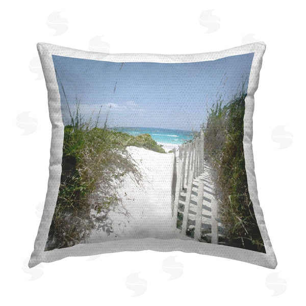 Stupell Industries Noah Bay | To The Sea Landscape Printed Throw Pillow