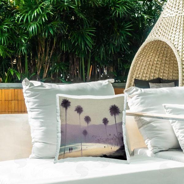 Stupell Industries Noah Bay | Tranquil Beach Day Printed Throw Pillow
